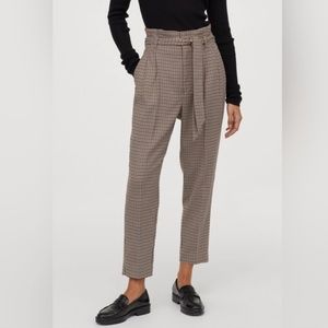 H&M - Houndstooth-Patterned Pants